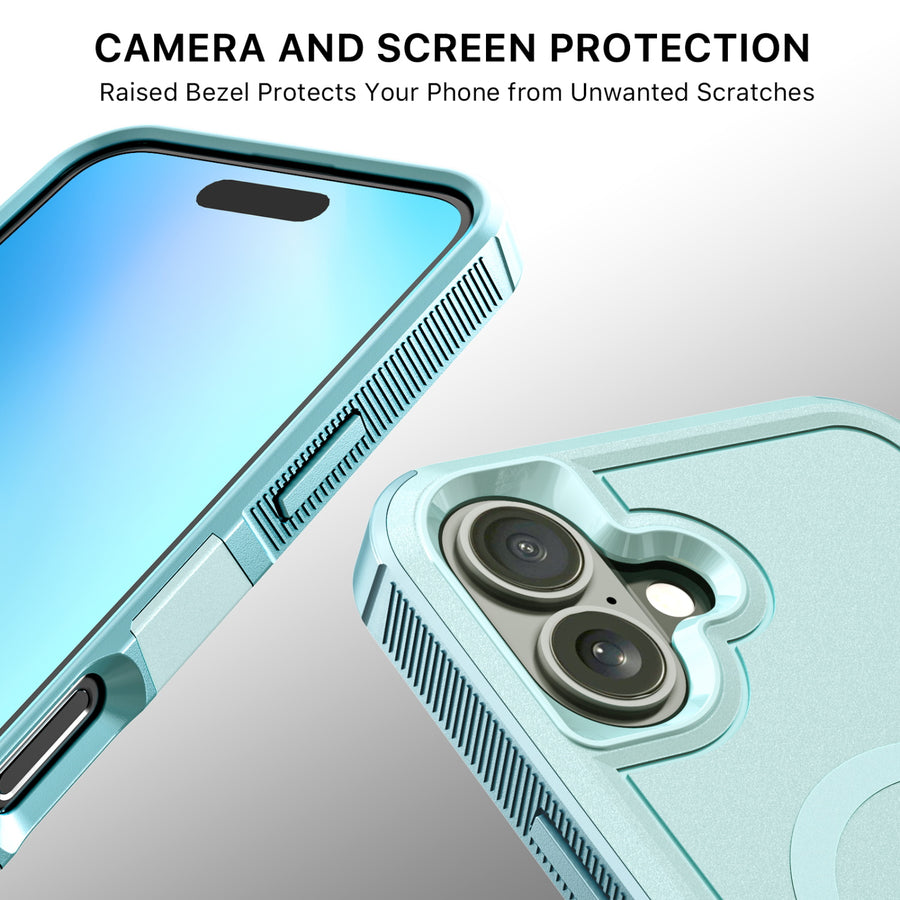 MyBat Fortress Series MagSafe Case for Apple iPhone 16 Plus - Light Blue - MIP16MCSRSKMS306-4.jpg