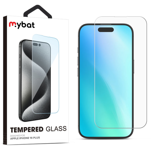 MyBat Tempered Glass Screen Protector (2.5D) for Apple iPhone 16 Plus - Clear - MIP16MSCN81-1.jpg