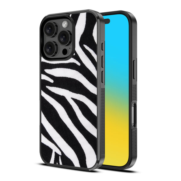 MyBat Design Lab Series Case for Apple iPhone 16 Pro - Zebra Print - MIP16PCSLESM009-2.jpg