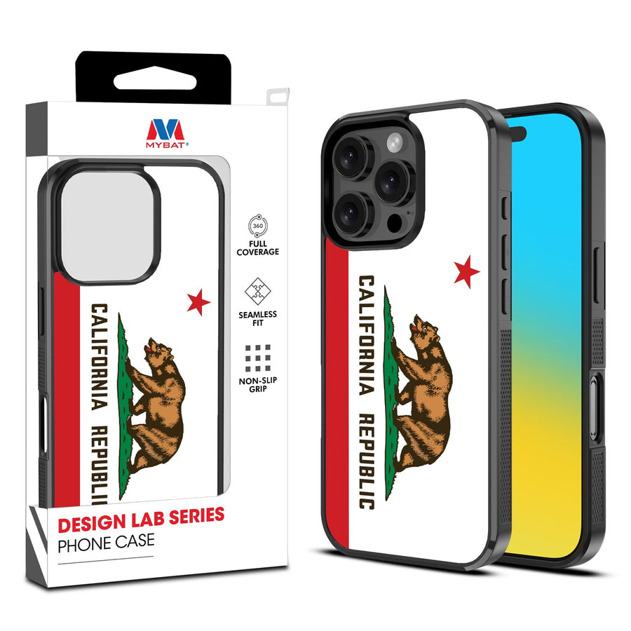 MyBat Design Lab Series Case for Apple iPhone 16 Pro - California State Flag