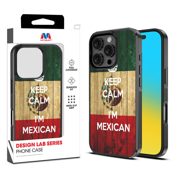 MyBat Design Lab Series Case for Apple iPhone 16 Pro - Keep Calm, I'm Mexican - MIP16PCSLESM051-1.jpg