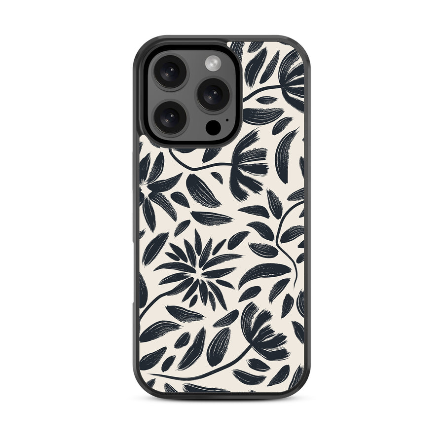 MyBat Design Lab Series Case for Apple iPhone 16 Pro - Vintage Floral - MIP16PCSLESM124-3.jpg