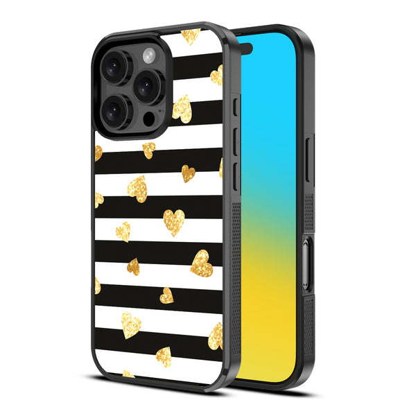 MyBat Design Lab Series Case for Apple iPhone 16 Pro - Heart of Gold - MIP16PCSLESM166-2.jpg
