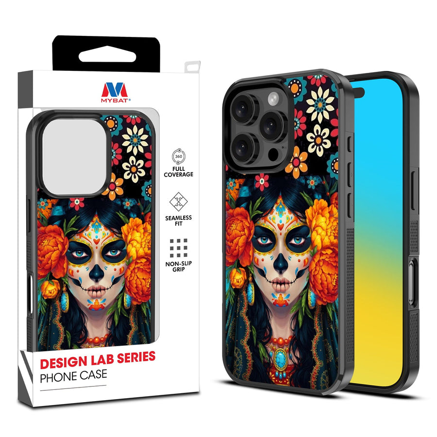 MyBat Design Lab Series Case for Apple iPhone 16 Pro - Dia De Los Muertos