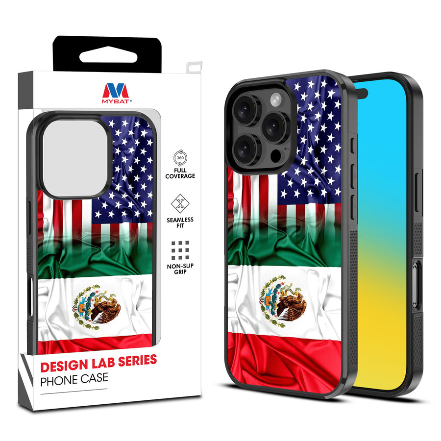MyBat Design Lab Series Case for Apple iPhone 16 Pro – Mexican-American Flag - MIP16PCSLESM168-1.jpg