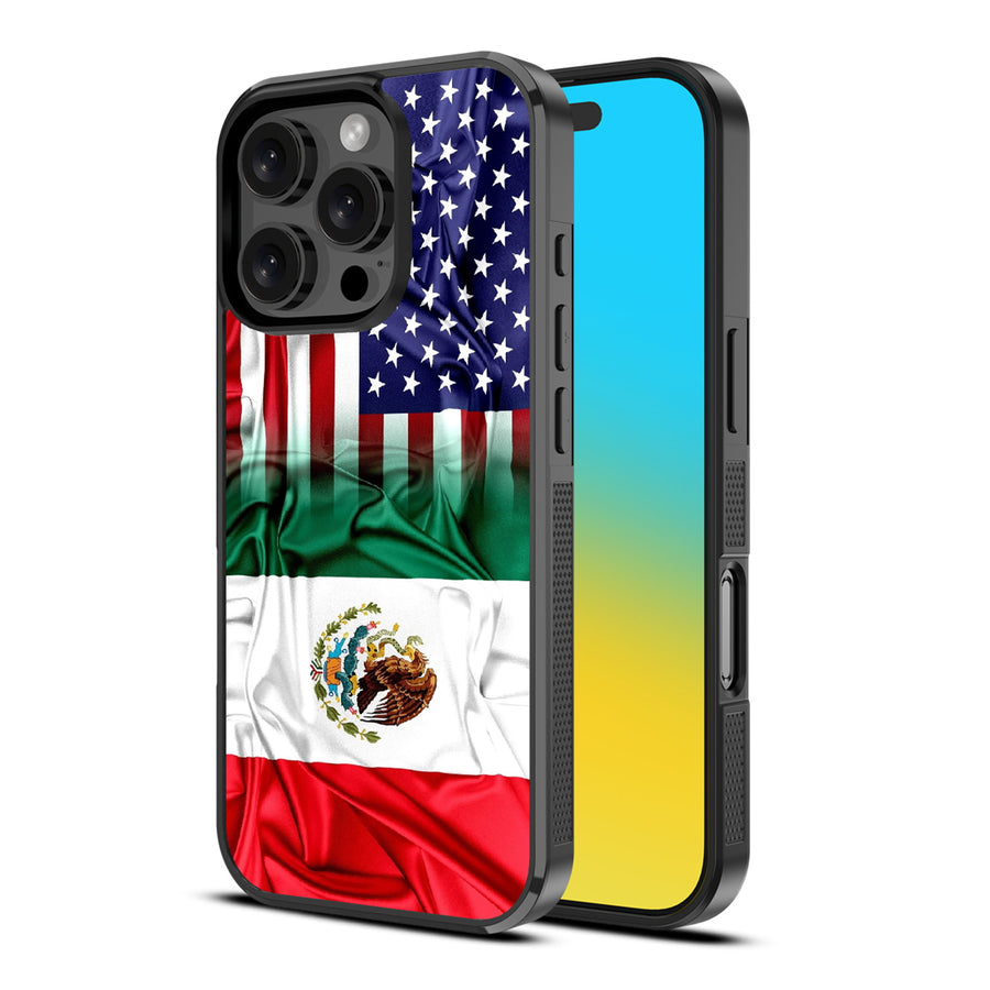 MyBat Design Lab Series Case for Apple iPhone 16 Pro – Mexican-American Flag - MIP16PCSLESM168-2.jpg