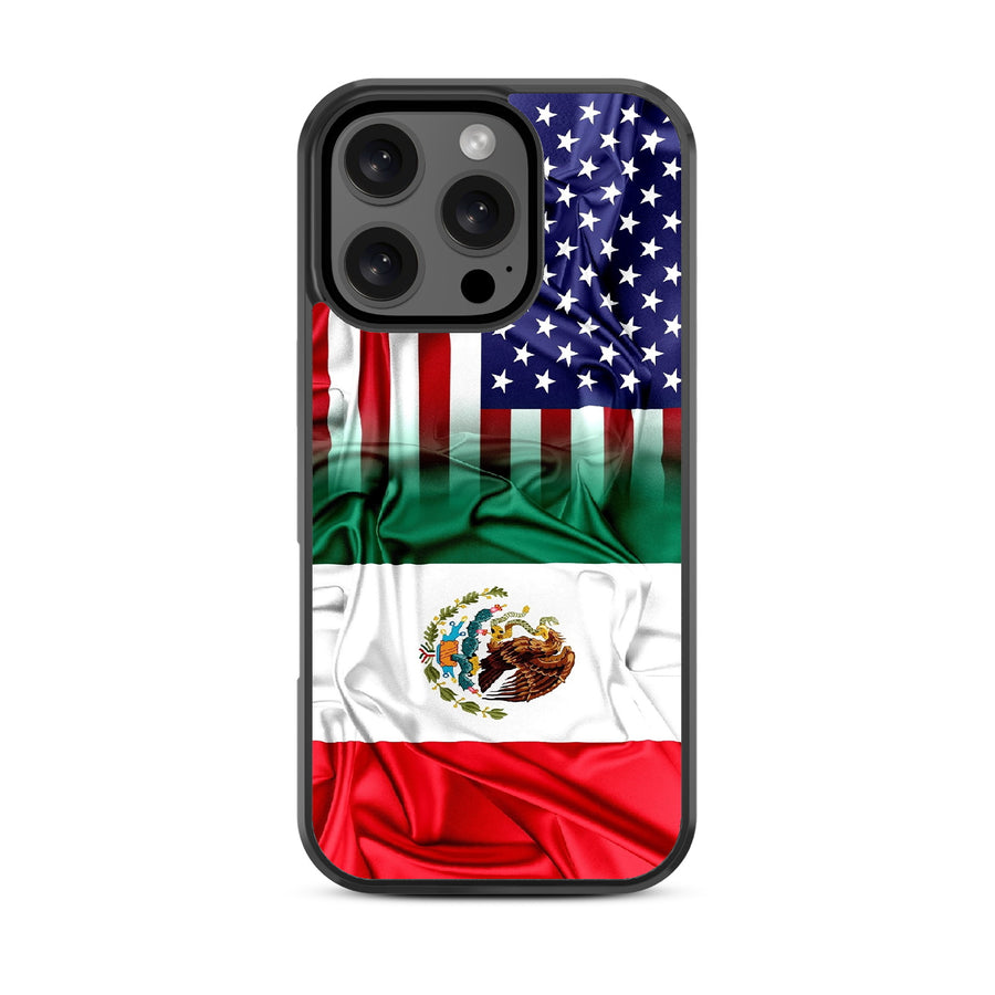 MyBat Design Lab Series Case for Apple iPhone 16 Pro – Mexican-American Flag - MIP16PCSLESM168-3.jpg