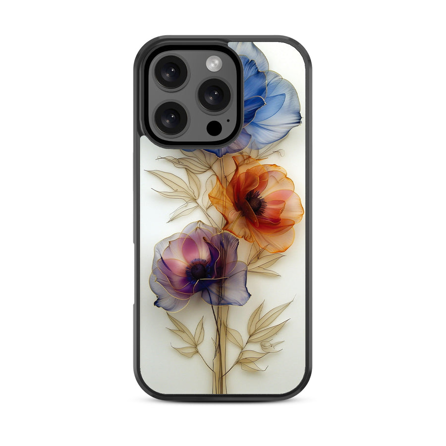 MyBat Design Lab Series Case for Apple iPhone 16 Pro - Pressed Flowers - MIP16PCSLESM185-3.jpg