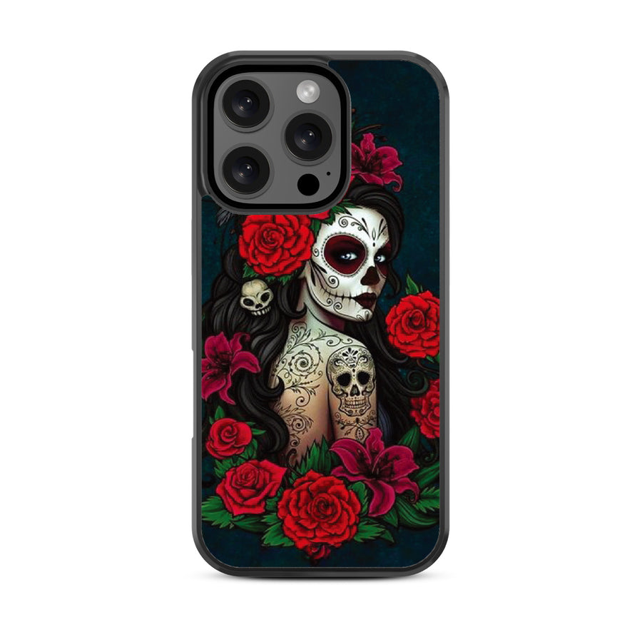 MyBat Design Lab Series Case for Apple iPhone 16 Pro - Lady Of The Dead - MIP16PCSLESM189-3.jpg