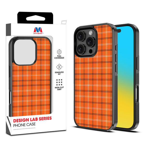 MyBat Design Lab Series Case for Apple iPhone 16 Pro - Pumpkin Plaid - MIP16PCSLESM244-1.jpg