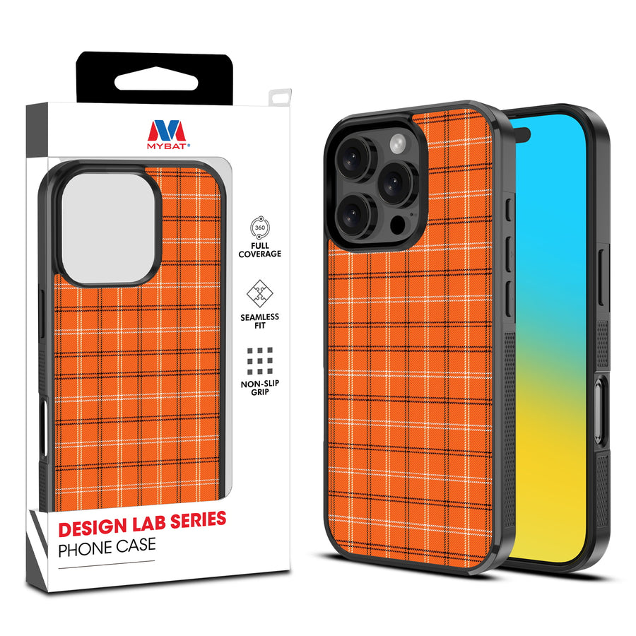 MyBat Design Lab Series Case for Apple iPhone 16 Pro - Pumpkin Plaid - MIP16PCSLESM244-1.jpg