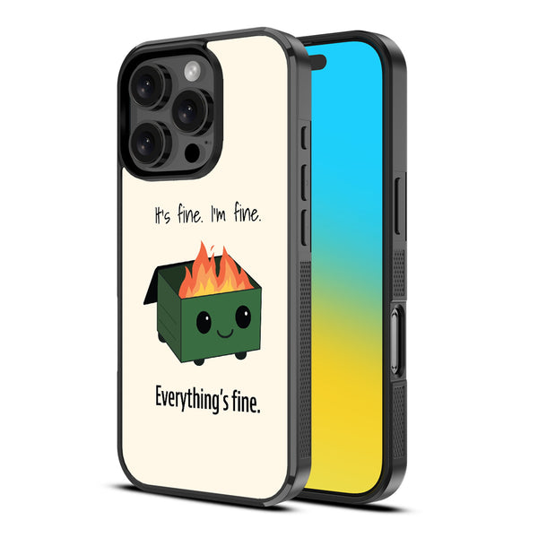MyBat Design Lab Series Case for Apple iPhone 16 Pro - Dumpster Fire - MIP16PCSLESM255-2.jpg