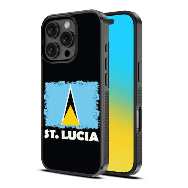 MyBat Design Lab Series Case for Apple iPhone 16 Pro - St. Lucia Flag - MIP16PCSLESM262-2.jpg