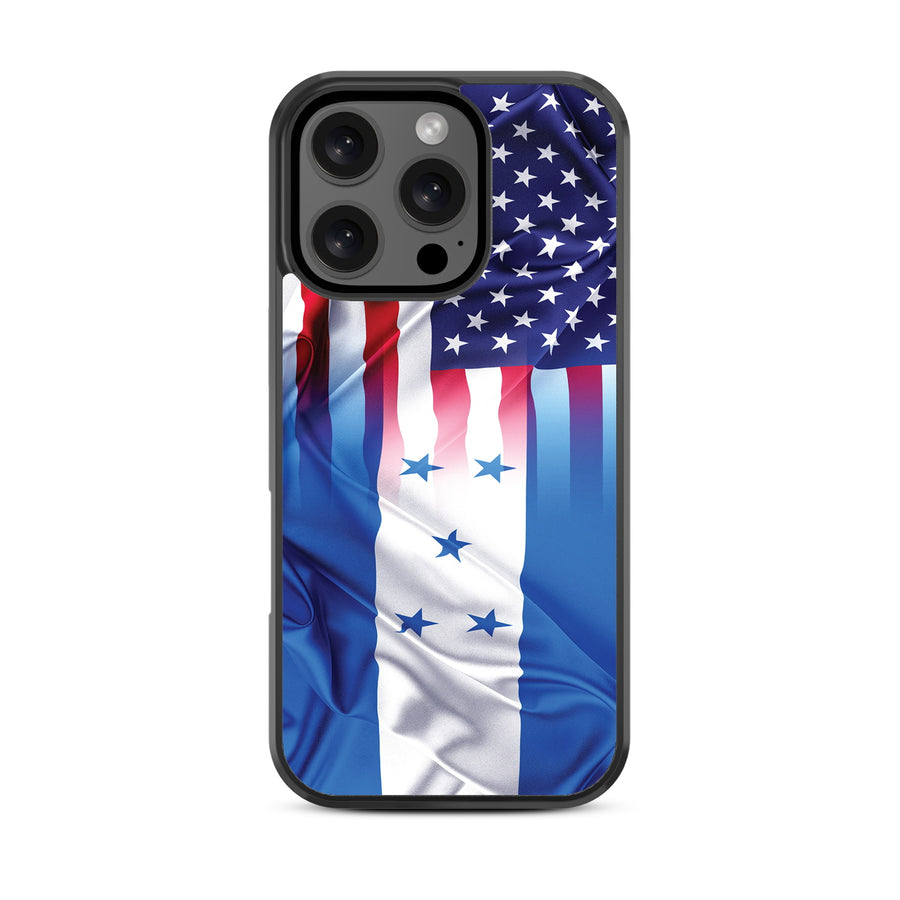 MyBat Design Lab Series Case for Apple iPhone 16 Pro - Honduras-USA Flag - MIP16PCSLESM263-3.jpg