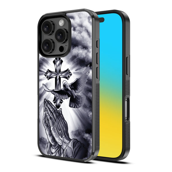 MyBat Design Lab Series Case for Apple iPhone 16 Pro - Faithful Prayer - MIP16PCSLESM268-2.jpg