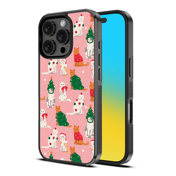 MyBat Design Lab Series Case for Apple iPhone 16 Pro - Meowy Christmas - MIP16PCSLESM286-2.jpg