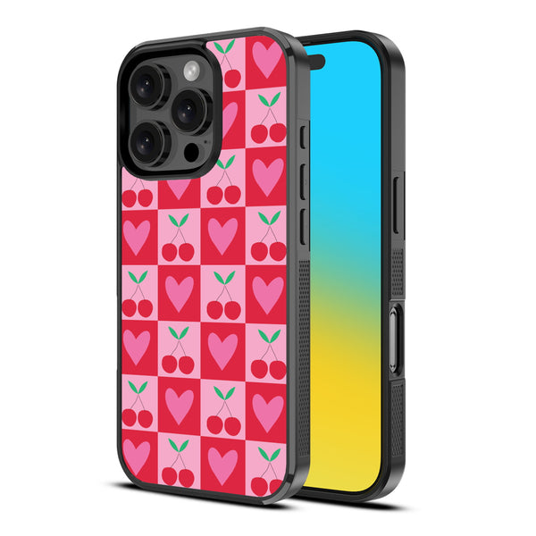 MyBat Design Lab Series Case for Apple iPhone 16 Pro - Cherry Hearts - MIP16PCSLESM334-2.jpg