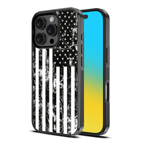 MyBat Design Lab Series Case for Apple iPhone 16 Pro - Distress US Flag - MIP16PCSLESM344-2.jpg