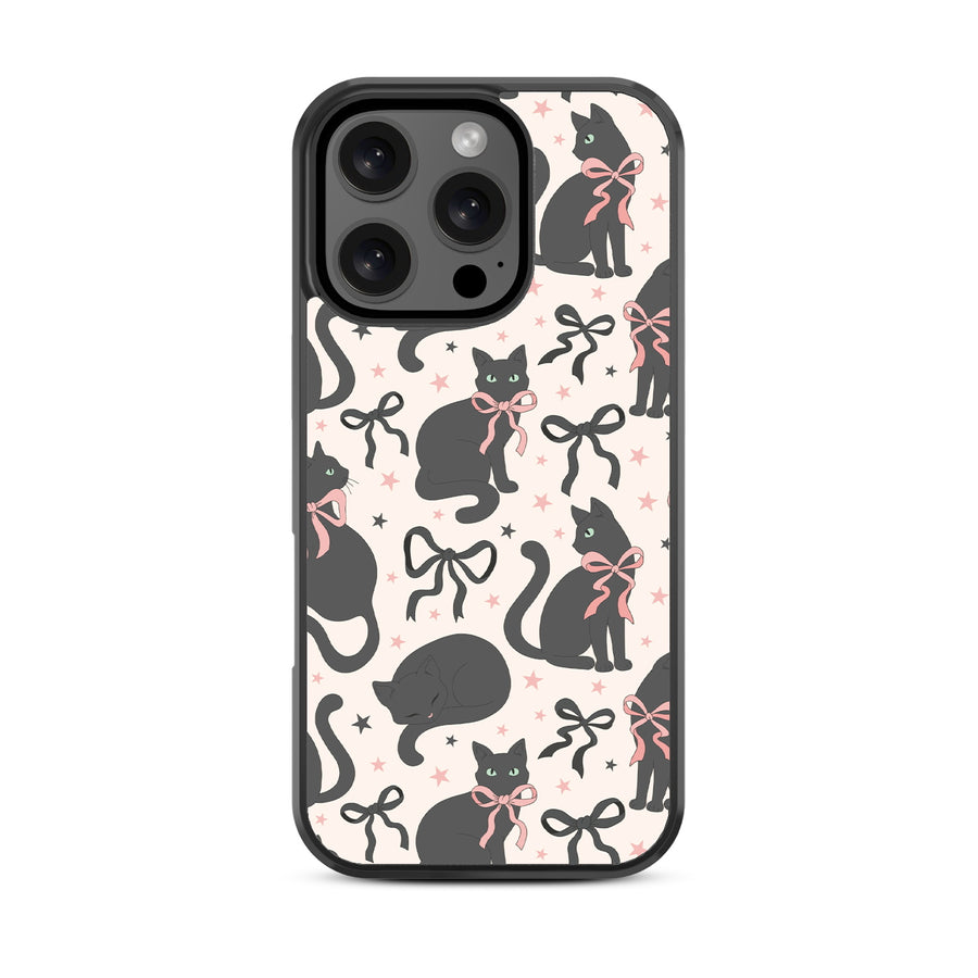 MyBat Design Lab Series Case for Apple iPhone 16 Pro - Coquette Cat - MIP16PCSLESM410-3.jpg