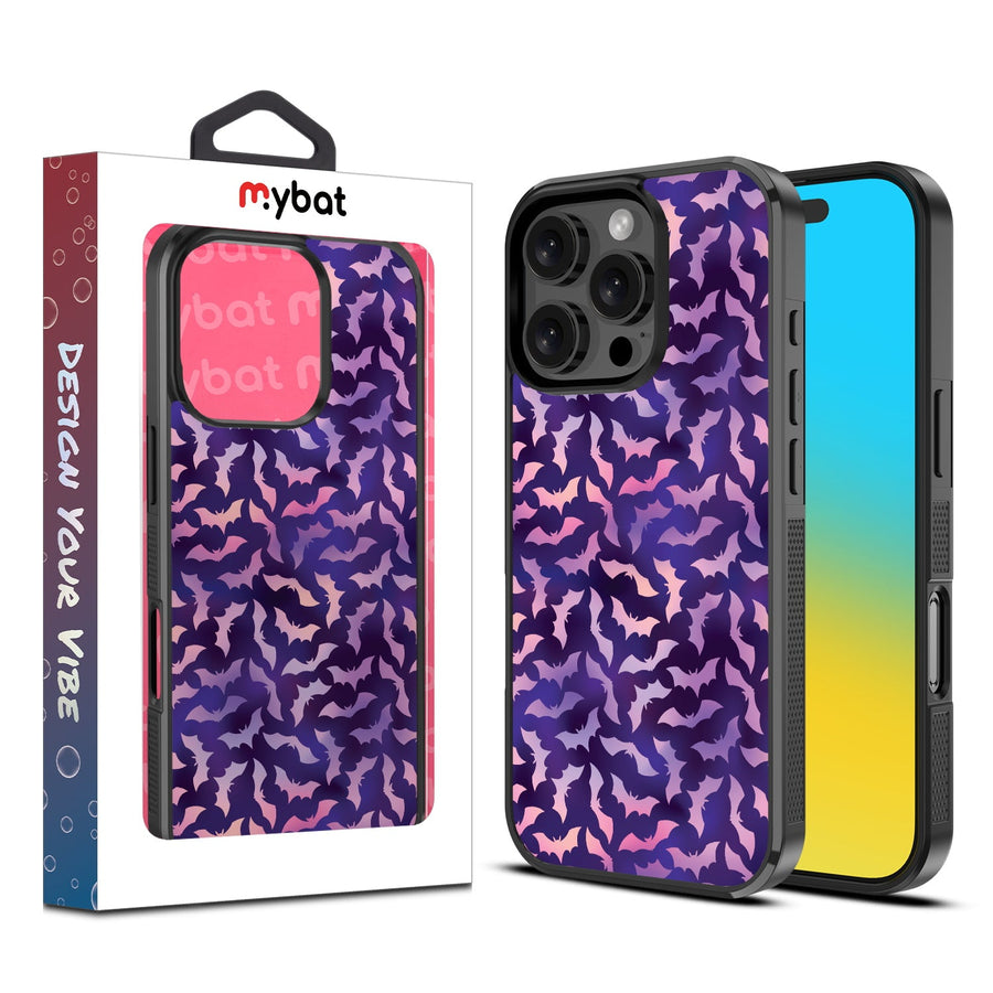 MyBat Design Lab Series Case for Apple iPhone 16 Pro - Twilight Bats