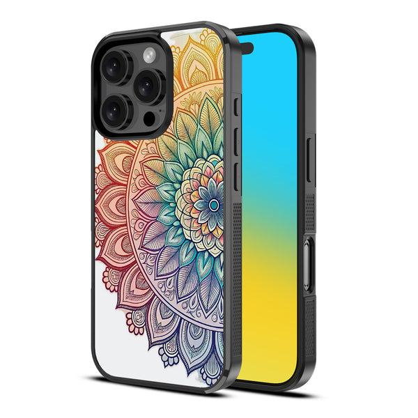 MyBat Design Lab Series Case for Apple iPhone 16 Pro - Rainbow Mandala - MIP16PCSLESM457-2.jpg