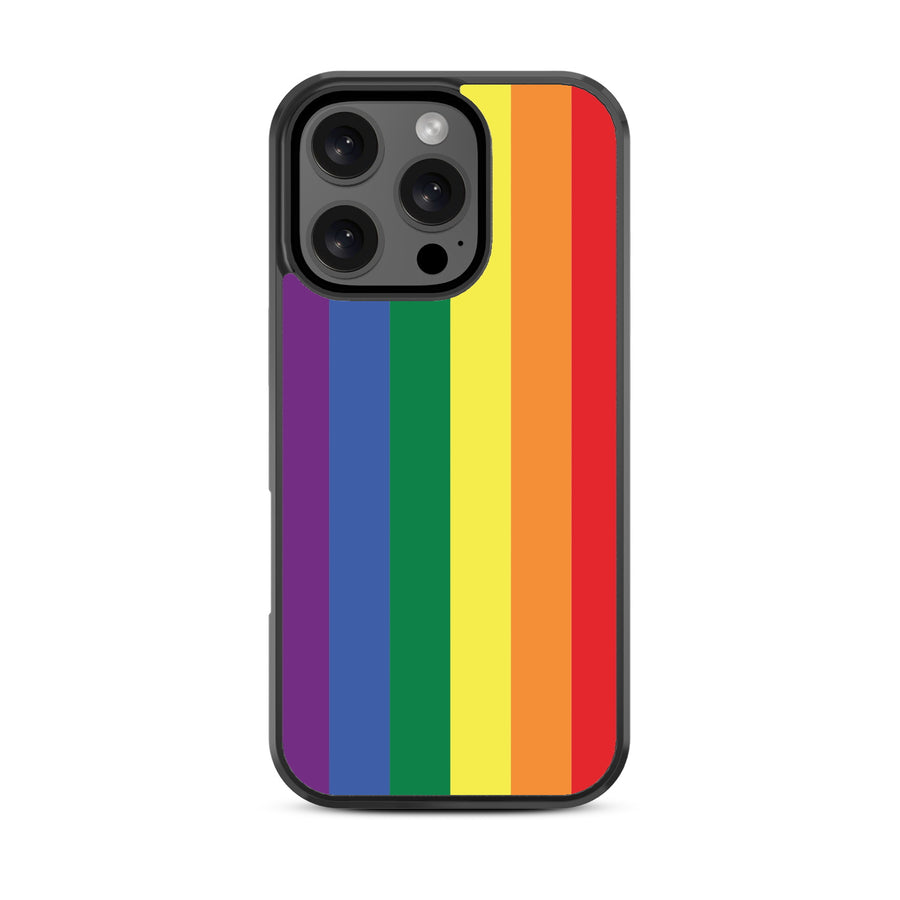 MyBat Design Lab Series Case for Apple iPhone 16 Pro - Rainbow Stripes - MIP16PCSLESM459-3.jpg