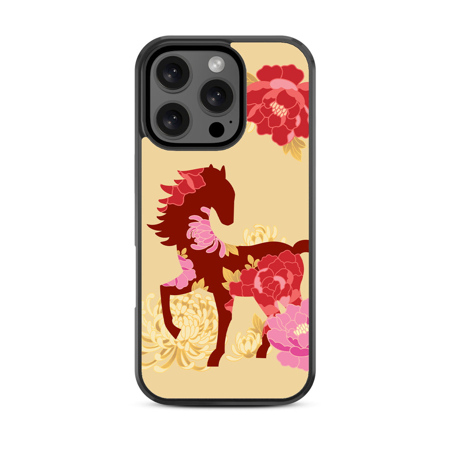 MyBat Design Lab Series Case for Apple iPhone 16 Pro - Peony Pedigree - MIP16PCSLESM464-3.jpg