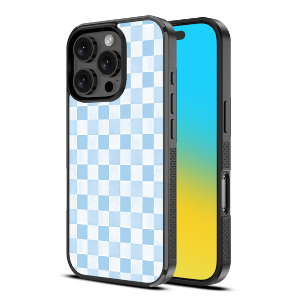 MyBat Design Lab Series Case for Apple iPhone 16 Pro - Sky Blue Check - MIP16PCSLESM478-2.jpg