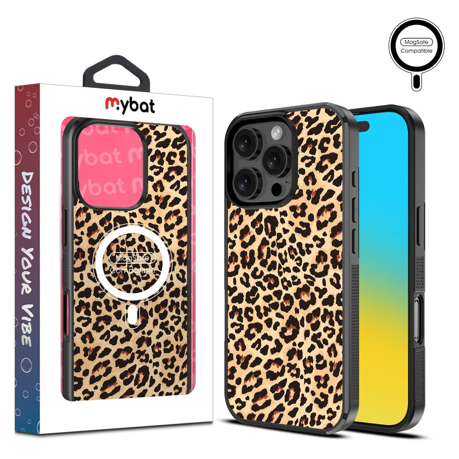 MyBat Design Lab Series MagSafe Case for Apple iPhone 16 Pro - Leopard Print