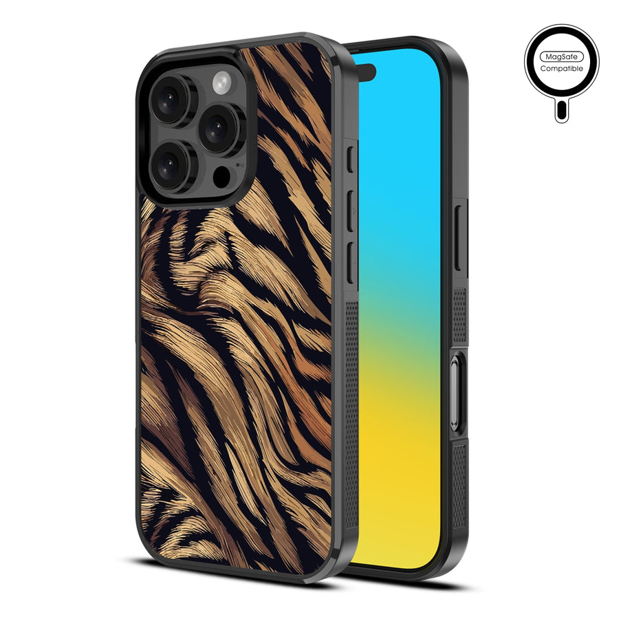 MyBat Design Lab Series MagSafe Case for Apple iPhone 16 Pro - Tiger Fur - MIP16PCSLESMSM006-2.jpg