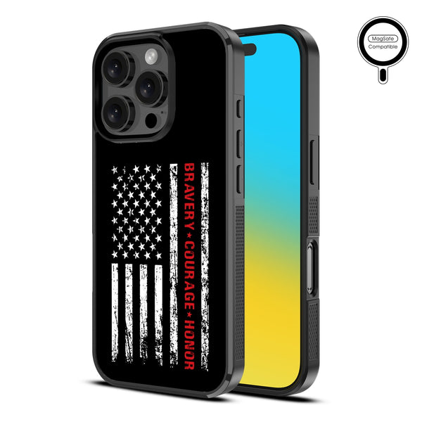 MyBat Design Lab Series MagSafe Case for Apple iPhone 16 Pro - Firefighter Flag - MIP16PCSLESMSM041-2.jpg