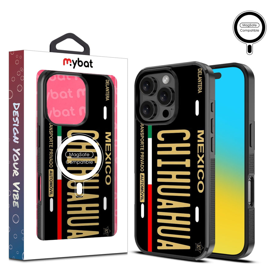 MyBat Design Lab Series MagSafe Case for Apple iPhone 16 Pro - Chihuahua Black