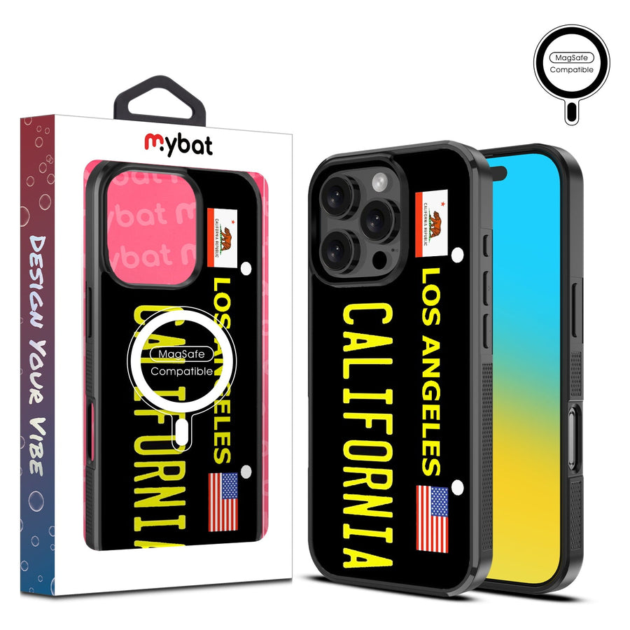 MyBat Design Lab Series MagSafe Case for Apple iPhone 16 Pro - Los Angeles Black
