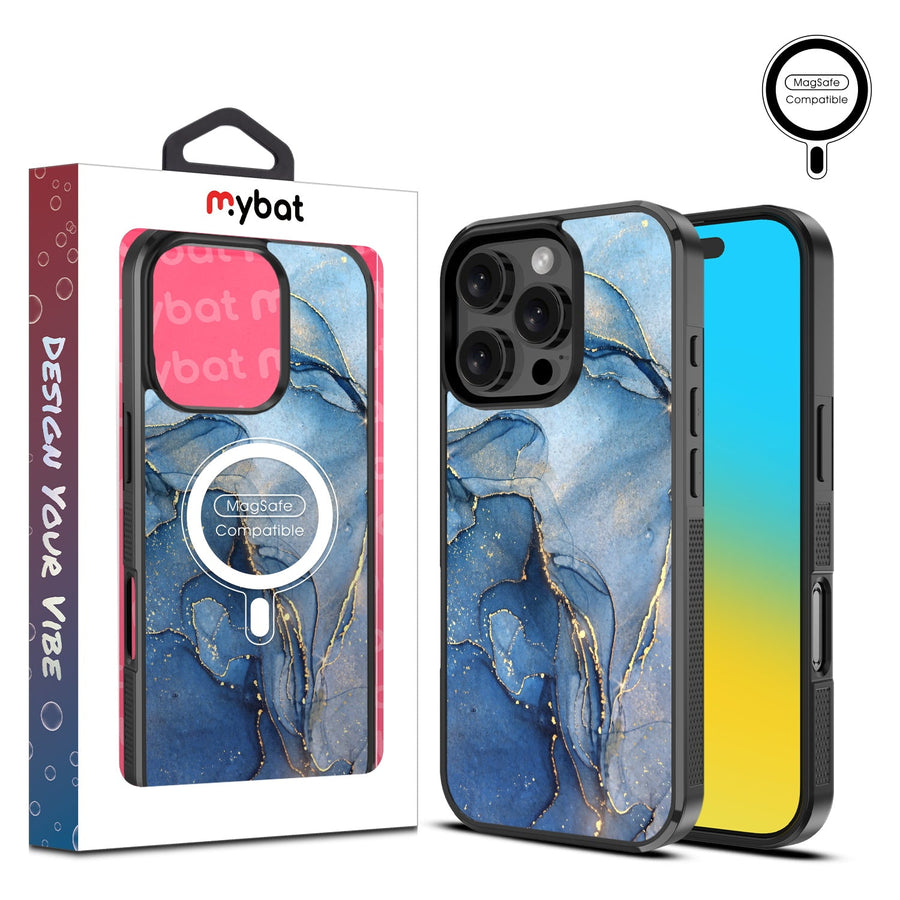 MyBat Design Lab Series MagSafe Case for Apple iPhone 16 Pro - Blue Marble