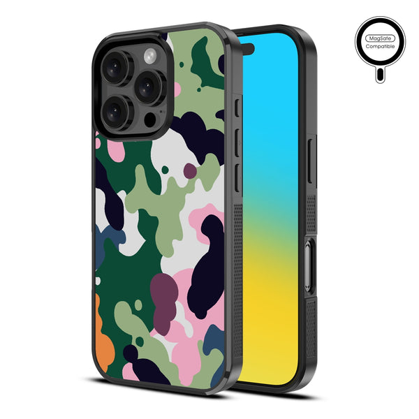 MyBat Design Lab Series MagSafe Case for Apple iPhone 16 Pro - Multicolor Camouflage - MIP16PCSLESMSM121-2.jpg