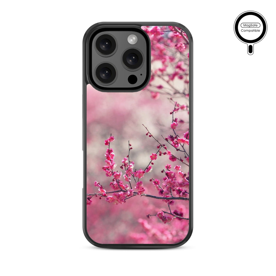 MyBat Design Lab Series MagSafe Case for Apple iPhone 16 Pro - Sakura Blooms - MIP16PCSLESMSM132-3.jpg
