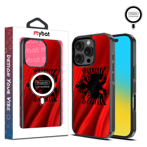 MyBat Design Lab Series MagSafe Case for Apple iPhone 16 Pro - Albania Flag - MIP16PCSLESMSM140-1.jpg