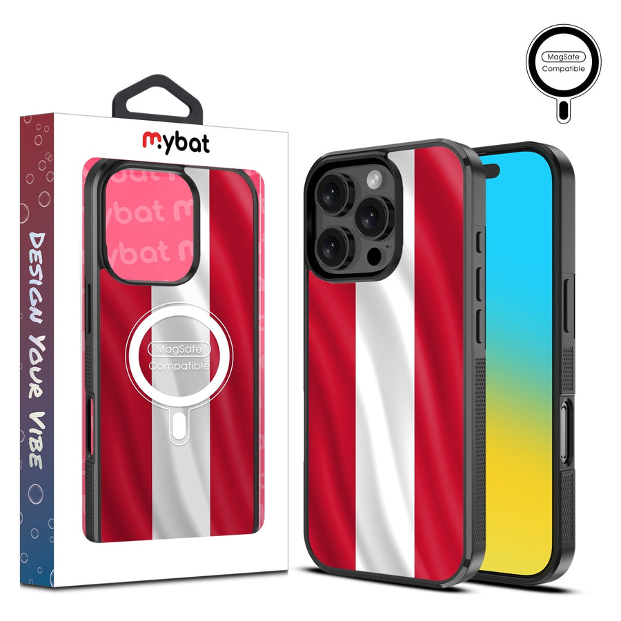 MyBat Design Lab Series MagSafe Case for Apple iPhone 16 Pro - Austria Flag