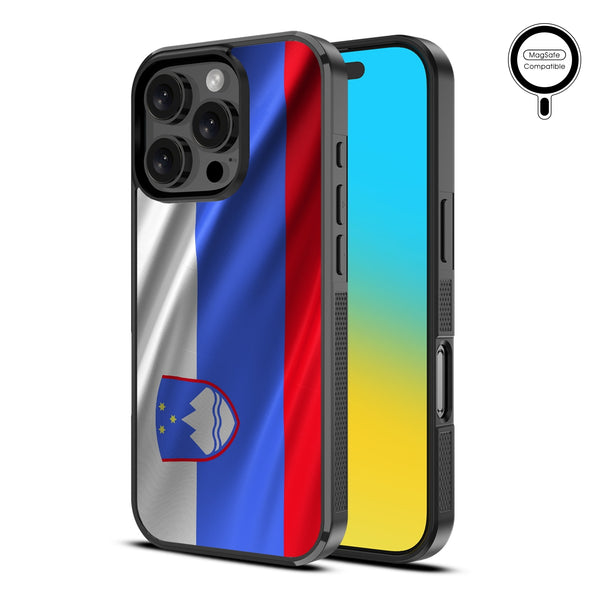 MyBat Design Lab Series MagSafe Case for Apple iPhone 16 Pro - Slovenia Flag - MIP16PCSLESMSM158-2.jpg