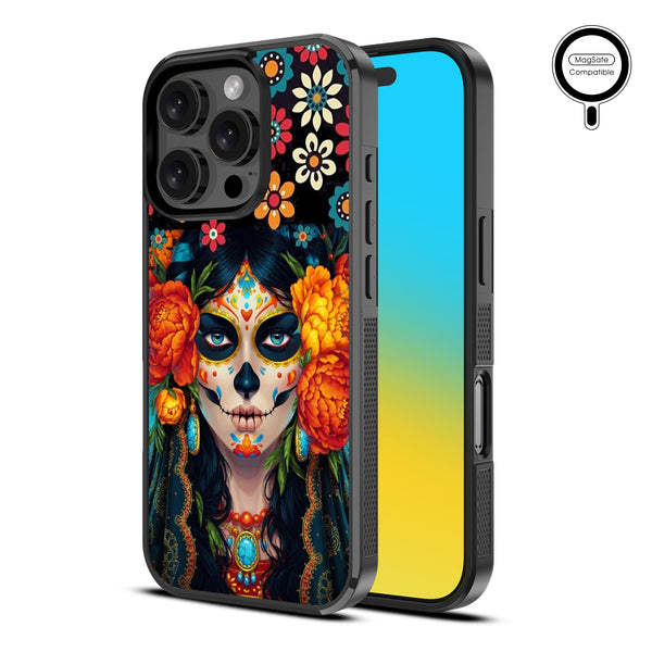 MyBat Design Lab Series MagSafe Case for Apple iPhone 16 Pro - Dia De Los Muertos - MIP16PCSLESMSM167-2.jpg