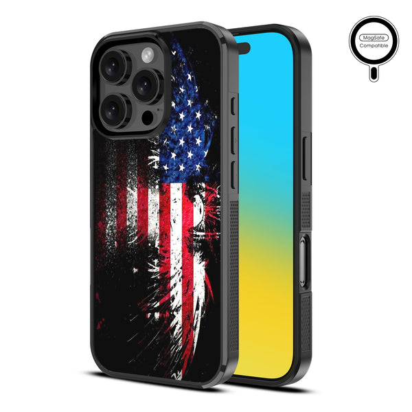 MyBat Design Lab Series MagSafe Case for Apple iPhone 16 Pro - American Eagle - MIP16PCSLESMSM169-2.jpg