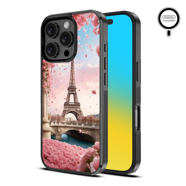 MyBat Design Lab Series MagSafe Case for Apple iPhone 16 Pro - Paris In Bloom - MIP16PCSLESMSM183-2.jpg