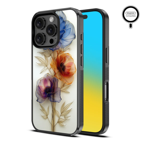 MyBat Design Lab Series MagSafe Case for Apple iPhone 16 Pro - Pressed Flowers - MIP16PCSLESMSM185-2.jpg