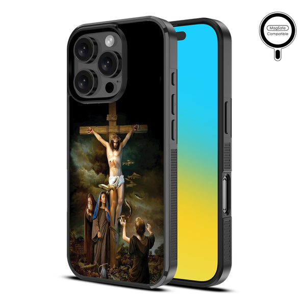 MyBat Design Lab Series MagSafe Case for Apple iPhone 16 Pro - Jesus on the Cross - MIP16PCSLESMSM197-2.jpg