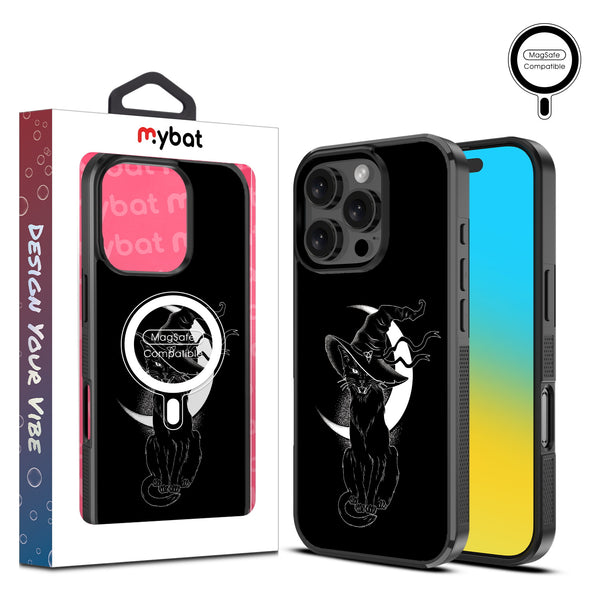 MyBat Design Lab Series MagSafe Case for Apple iPhone 16 Pro - Black Cat Magic - MIP16PCSLESMSM223-1.jpg