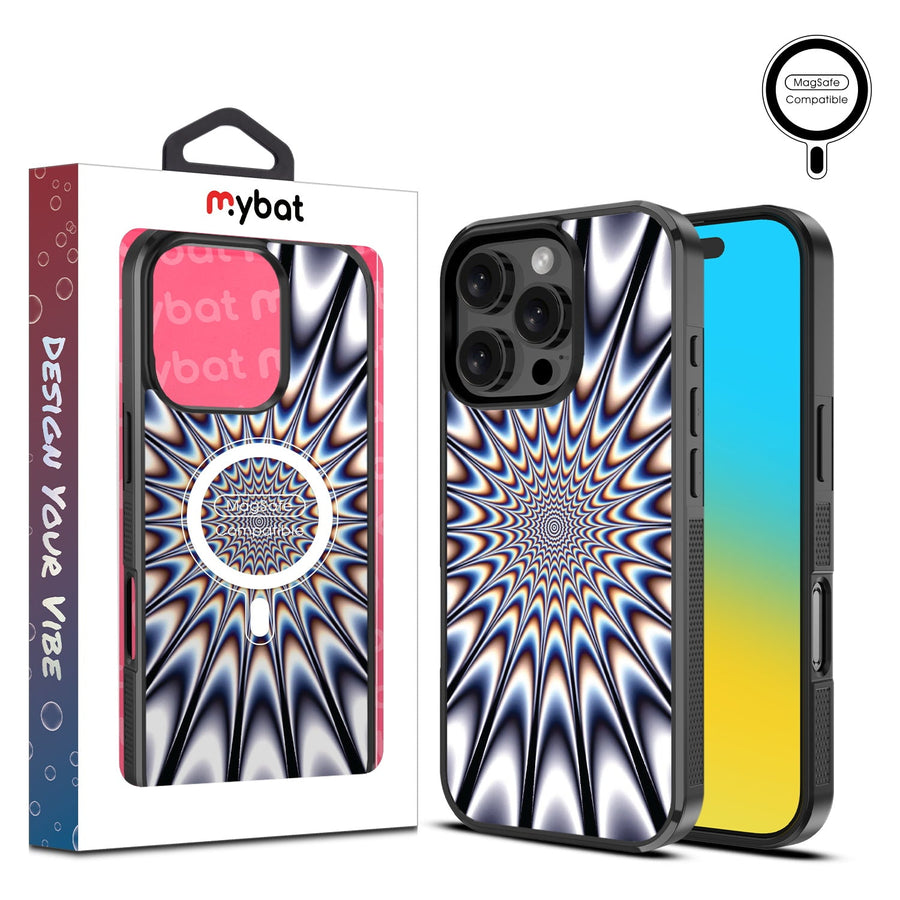 MyBat Design Lab Series MagSafe Case for Apple iPhone 16 Pro - Hypnotic Burst