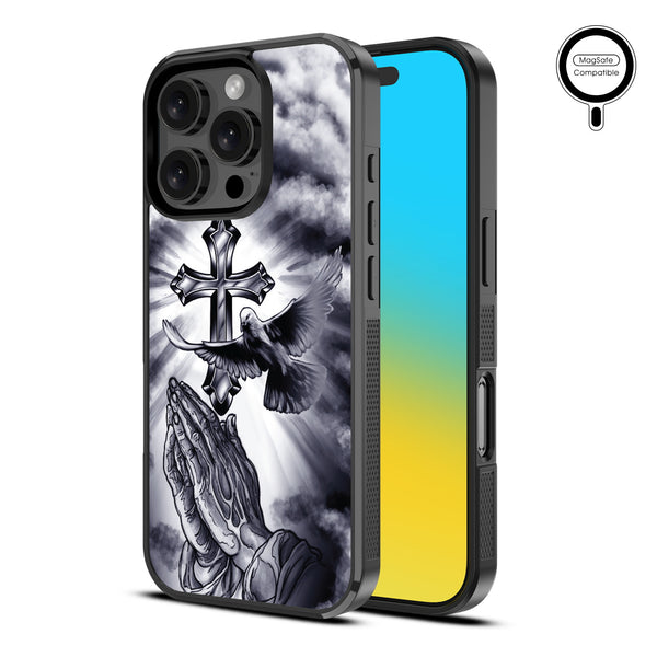 MyBat Design Lab Series MagSafe Case for Apple iPhone 16 Pro - Faithful Prayer - MIP16PCSLESMSM268-2.jpg