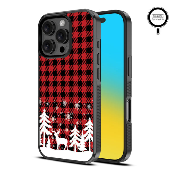MyBat Design Lab Series MagSafe Case for Apple iPhone 16 Pro - Reindeer Flannel - MIP16PCSLESMSM276-2.jpg