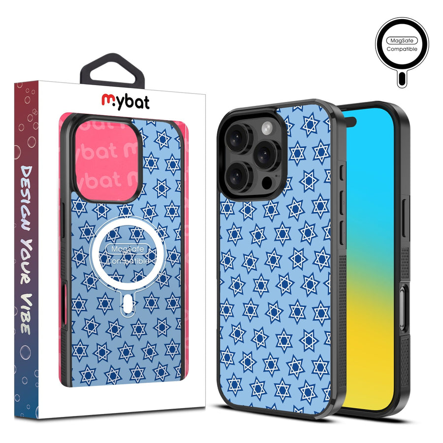 MyBat Design Lab Series MagSafe Case for Apple iPhone 16 Pro - Star of David