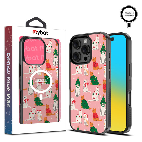 MyBat Design Lab Series MagSafe Case for Apple iPhone 16 Pro - Meowy Christmas - MIP16PCSLESMSM286-1.jpg